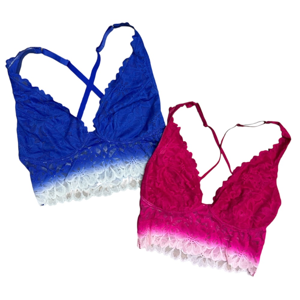 Floral Lace Bralette Set of 2 ⭐️